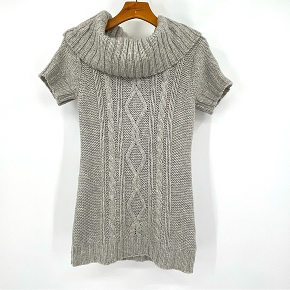 Columbia Gray Knit Cowl Neck Sweater Size Small‎ H5 - Picture 1 of 7